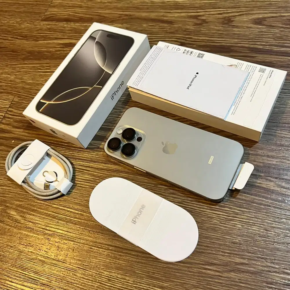 iphone 16 pro 128gb ibox like new garansi panjang