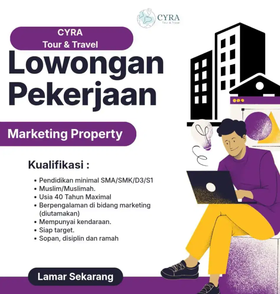 Dicari Marketing Sales Berpengalaman