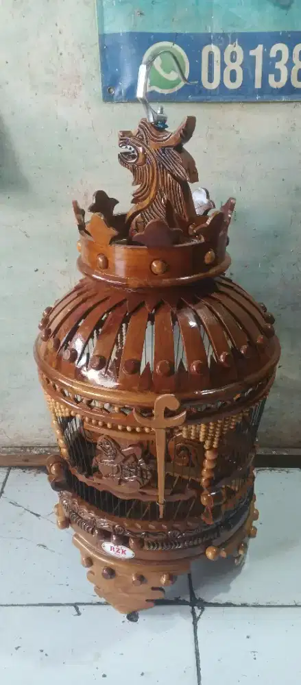 Sangkar ukir perkutut