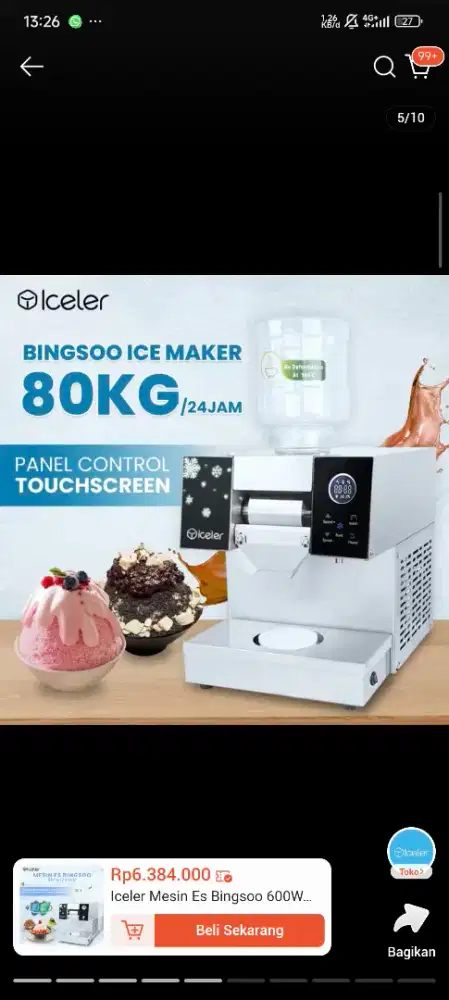 Iceler Mesin Es Bingsoo