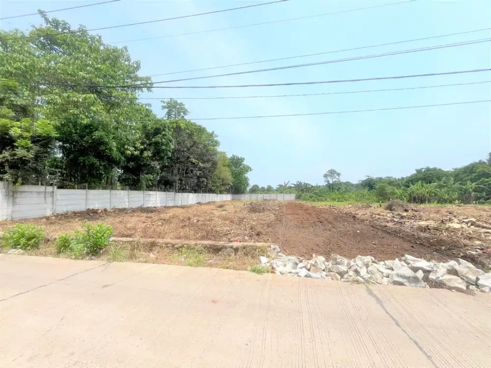 Tanah Kavling Tepi Aspal, Dekat Stasiun Jatake BSD Baru