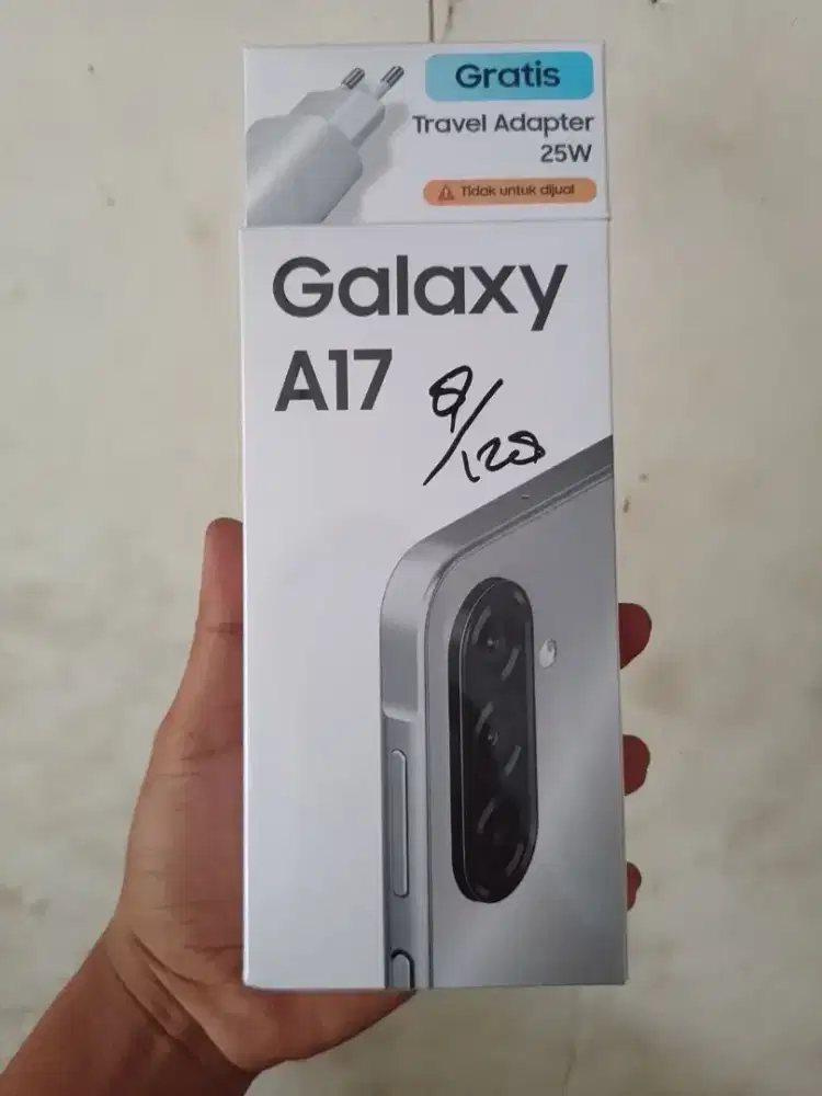 new samsung a17 8/128 garansi resmi