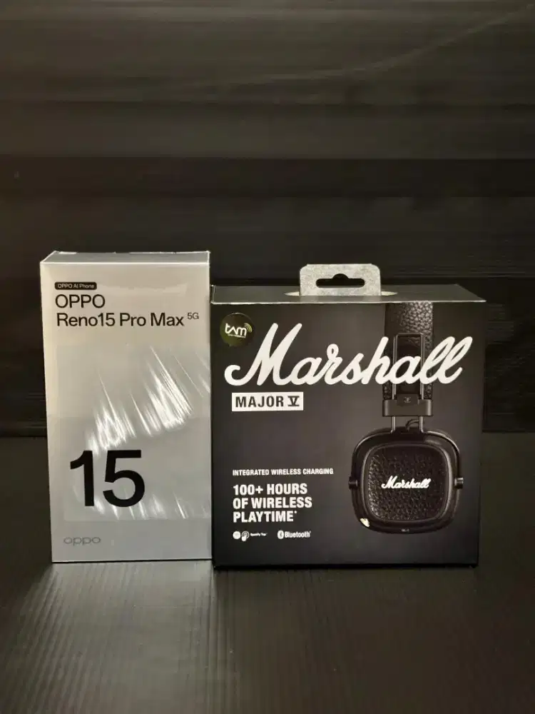 Promo Bundling Oppo Reno 15 Promax 12/512 Free Marshall Major V