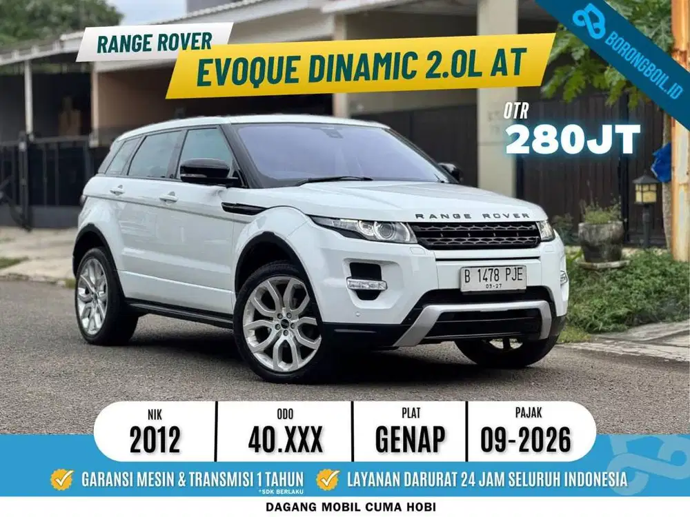 LOW KM LAND ROVER RANGE ROVER EVOQUE DYNAMIC AT 2012 ISTIMEWA