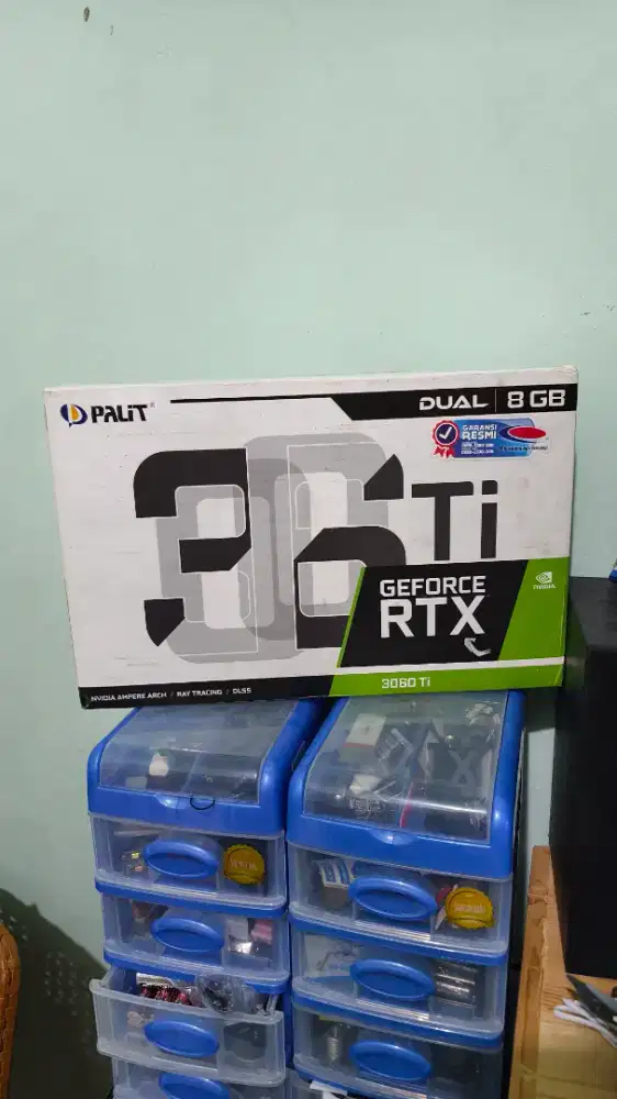 VGA Card Palit RTX 3060 Ti Dual 8GB GDDR6 Fullset