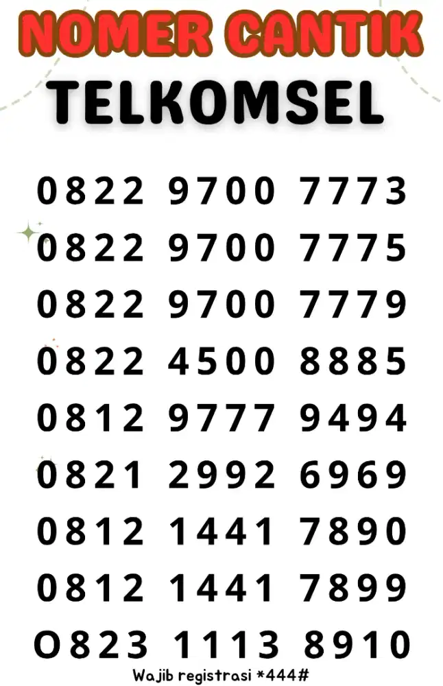 Nomer Cantik Telkomsel, Harga Terjangkau