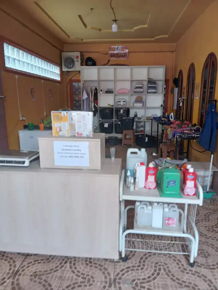 Di butuhkan karyawan londri