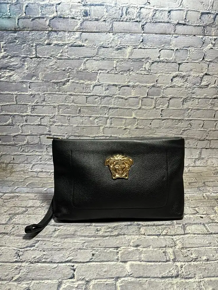 Hanbag versace plat logo