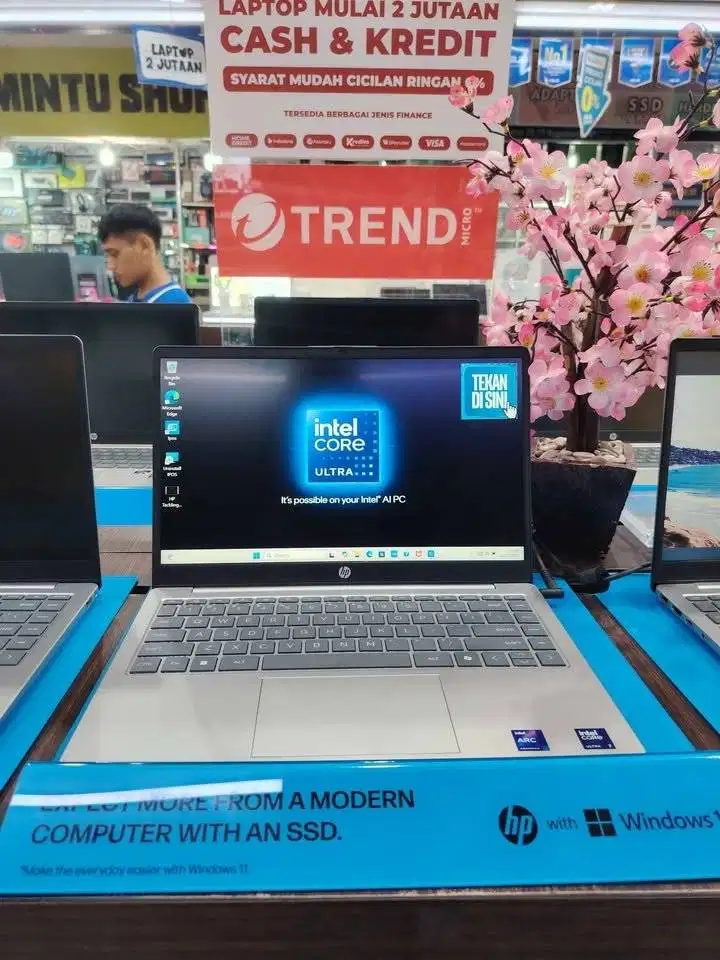 HP 14 EP1225TU Intel Core Ultra 7 155H 16GB SSD 512GB 14′′ W11+OH2024