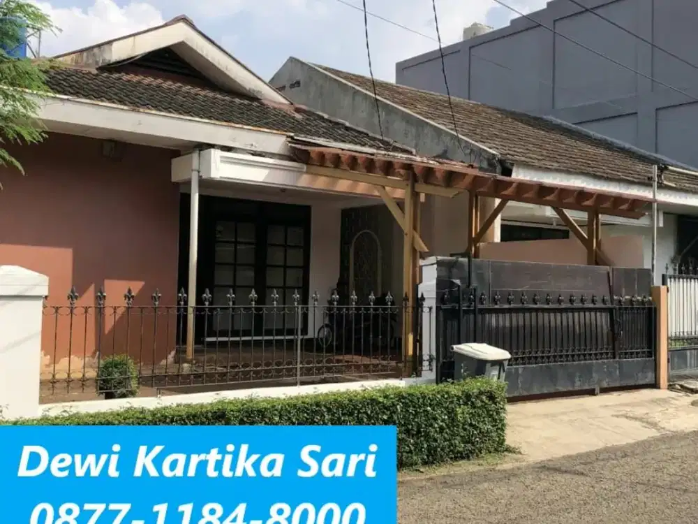 Rumah Sederhana 1 Lantai Dijual Murah di Sektor 1 Bintaro Jaya GB-17176