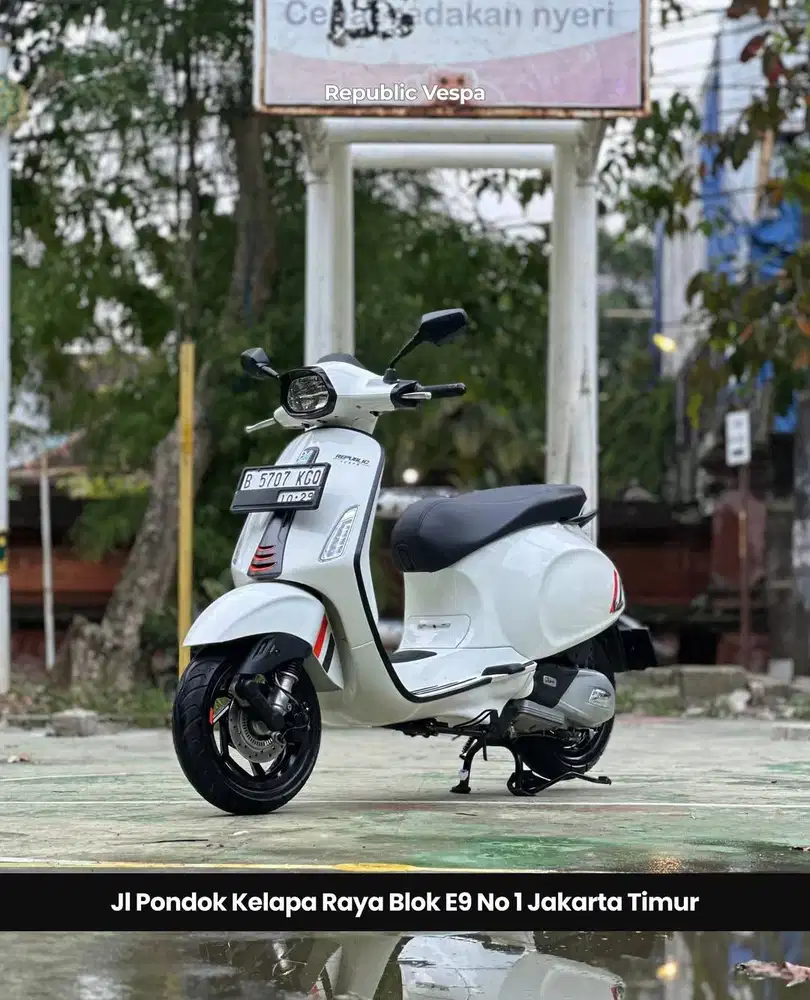 TERMURAH VESPA SPRINT S150 IGET ABS FACELIFT NEW MODEL TH 2024 PUTIH