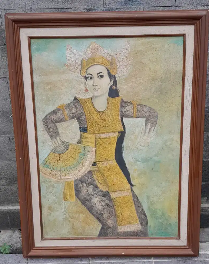Lukisan antik Bali 120x100cm