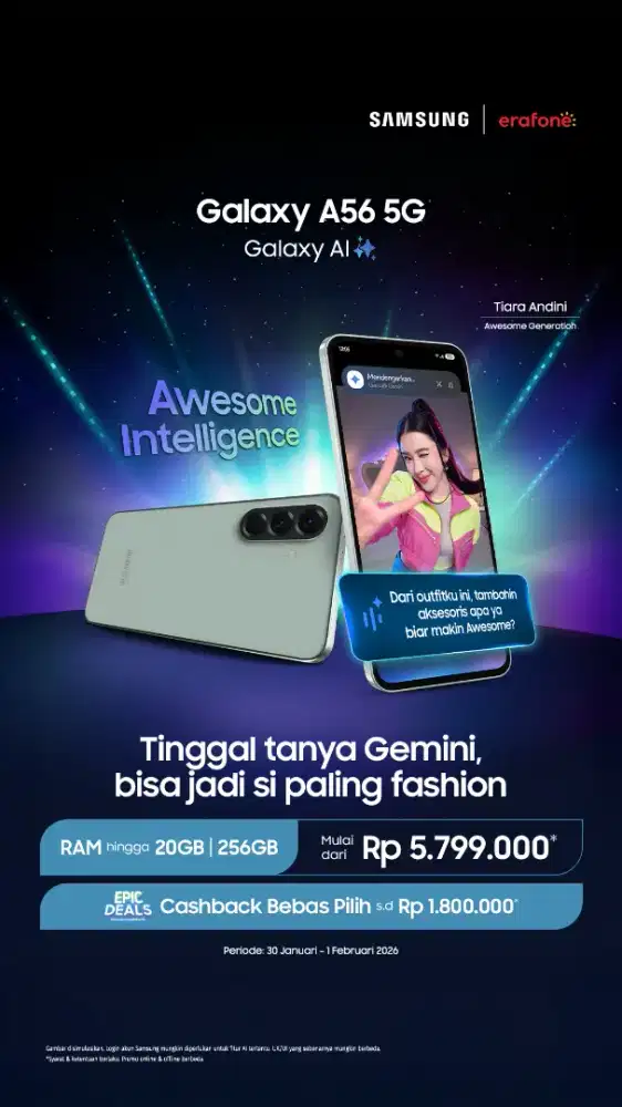 SAMSUNG GALAXY A56 PROMO PAYDAY PROMO TERBATAS