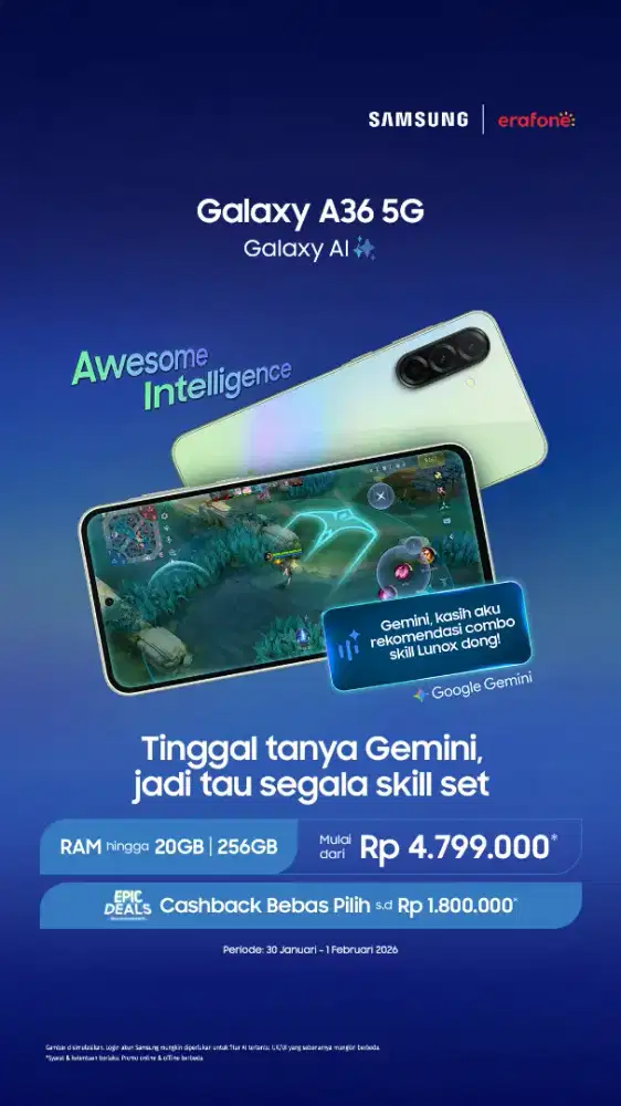 SAMSUNG GALAXY A36 PROMO PAYDAY SPESIAL AWAL TAHUN