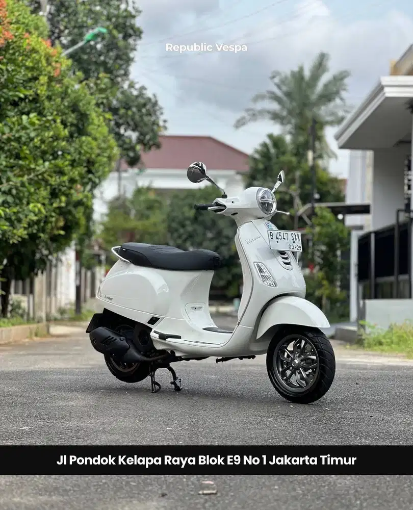 TERMURAH PIAGGIO VESPA LX125 IGET LED FACELIFT TH 2023 WARNA WHITE