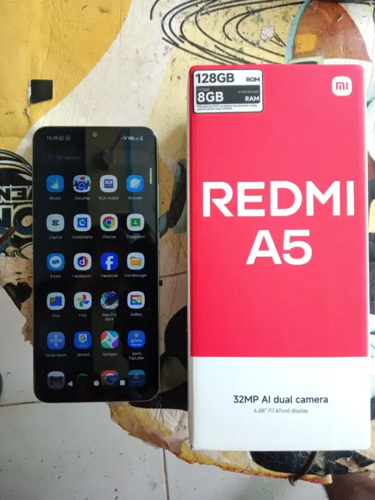 jual hp Redmi A5 ram 8GB/128