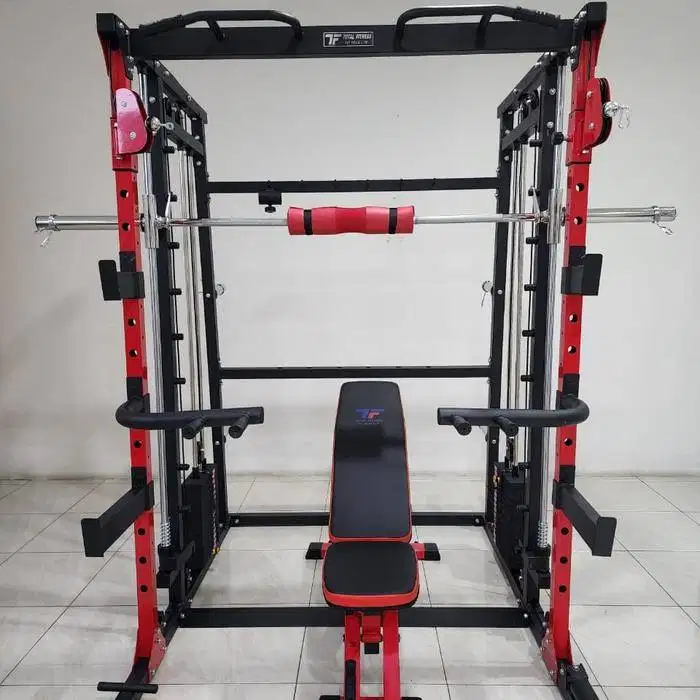 SMITH MACHINE BANGKU ALAT GYM CUSTOM KOMERSIL PREMIUM BERGARANSI