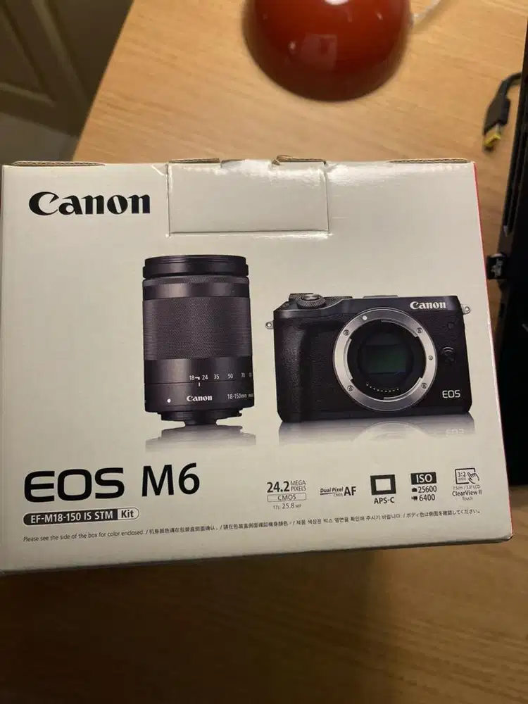 Kamera second Canon EOS M6 full kit lens 18-150mm