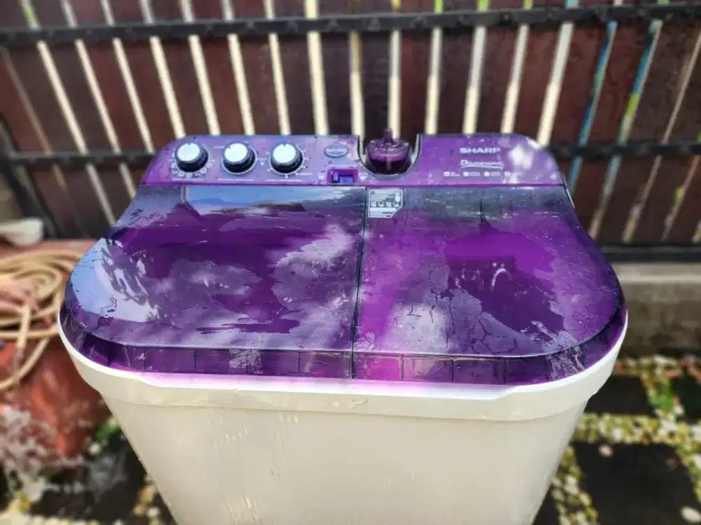 Mesin cuci sharp 2 tabung