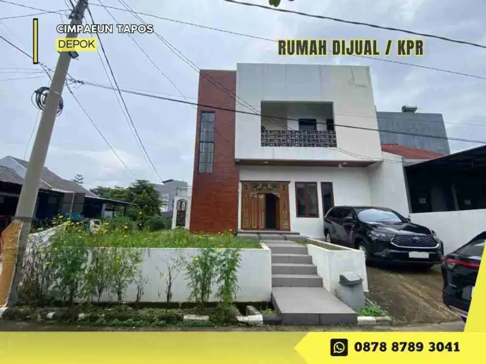 Rumah dijual CASH/KPR 2LT HOOK Strategis dkt Tol di Perum Permata Cimanggis