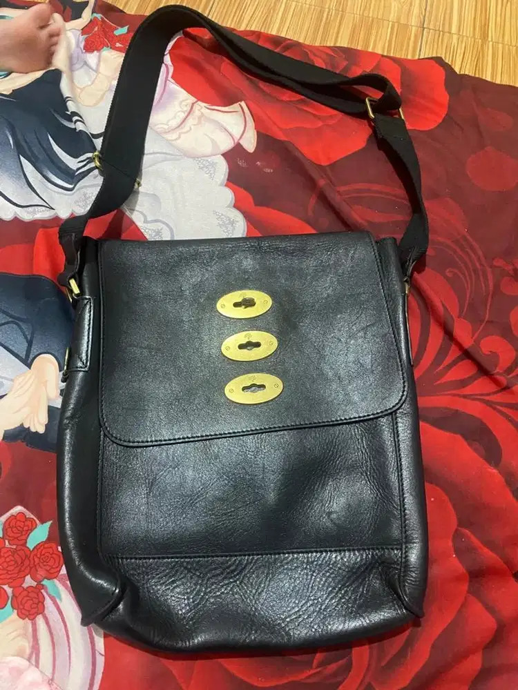 Tas kulit asli mulberry lockey preloved murah likenew original