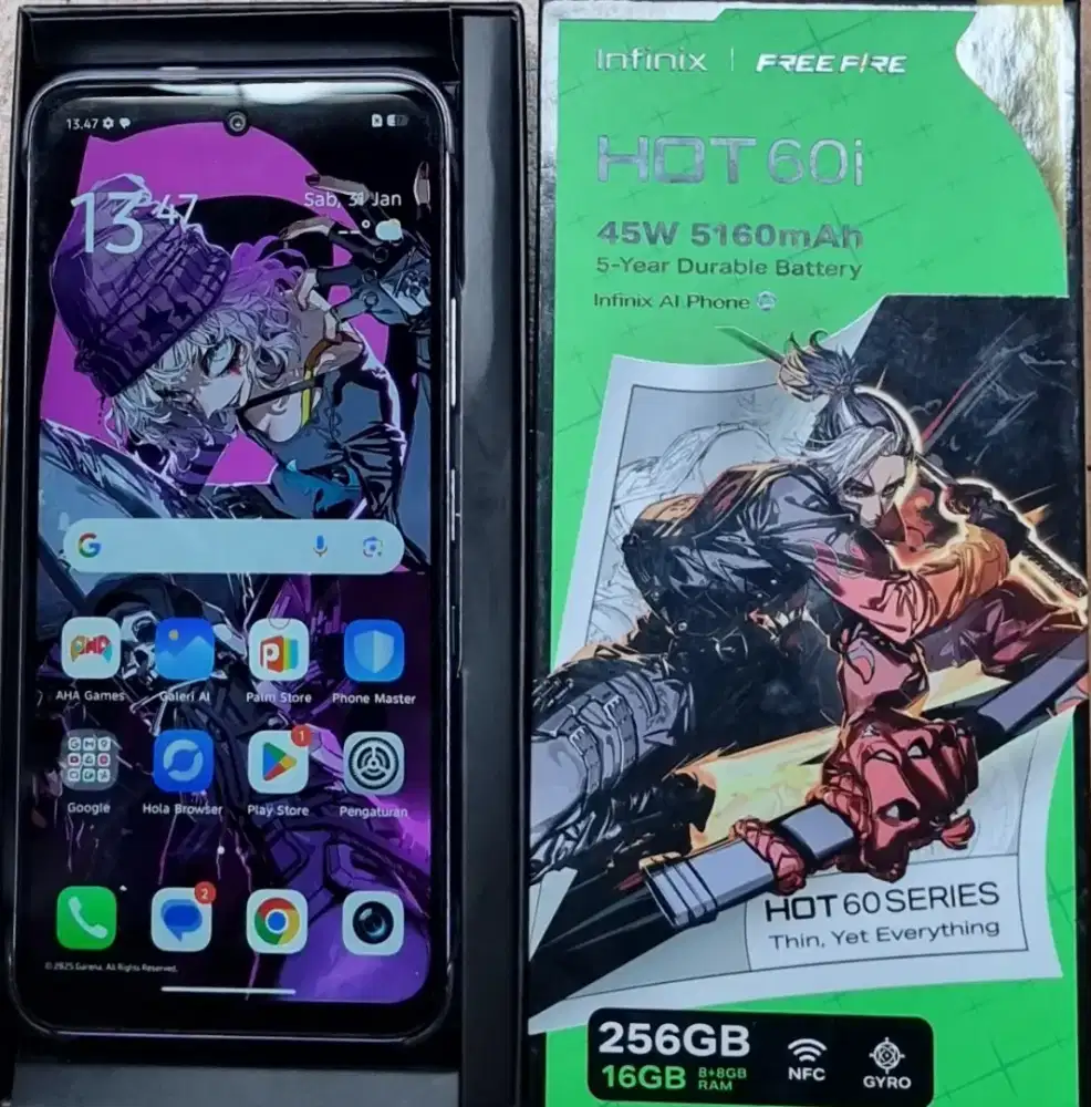 INFINIX HOT 60i RAM 8/256GB