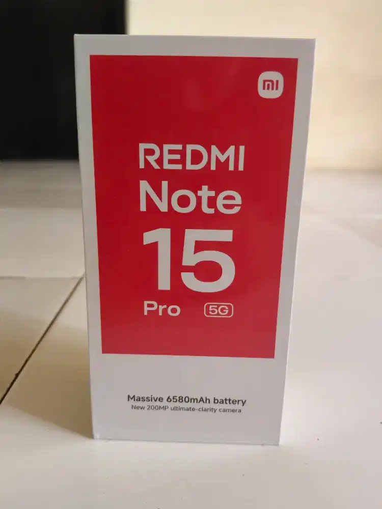 Redmi note 15 pro 5g 8/256 resmi BNIB