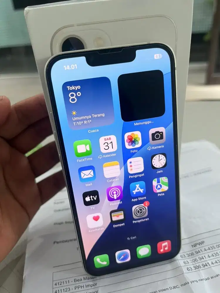 Iphone 13 128gb eks inter beacukai