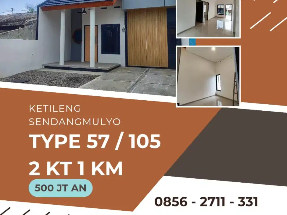 Rumah Baru Gress Siap Huni – Ketileng Sendangmulyo Semarang