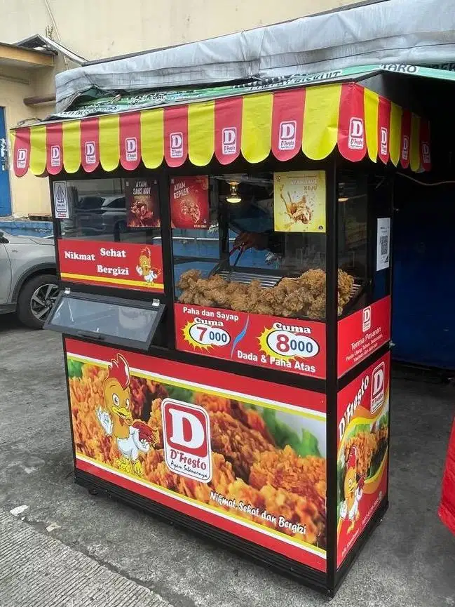 Gerobak ayam D'fresto
