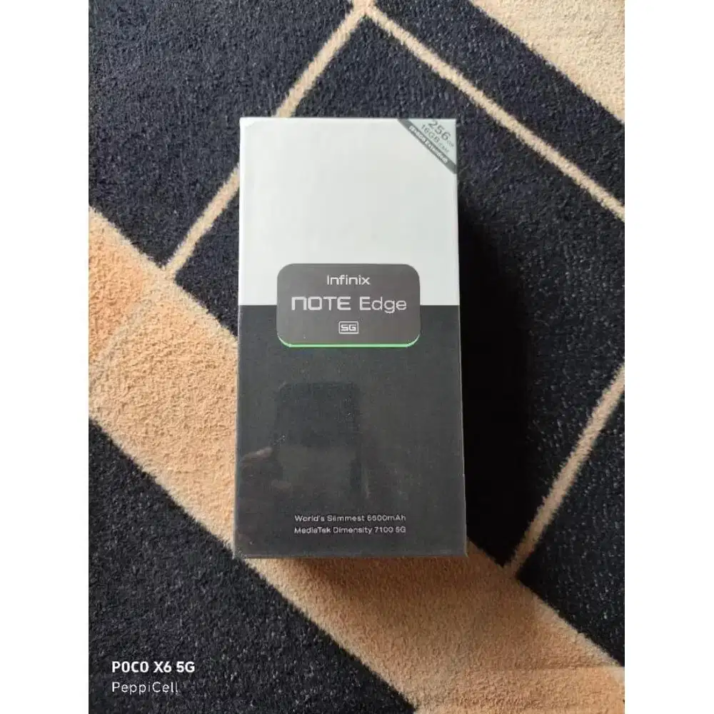 Promo INfINIX NOTE EDGE 5G+ 8/256 GB NEW SEGEL