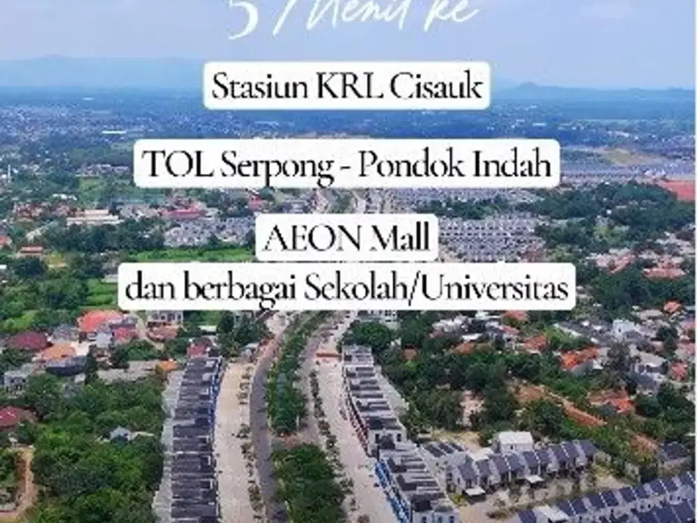 Paling Murah Rumah Terlaris di Dekat Bsd City Persembahan Citra Garden Serpong Hortis