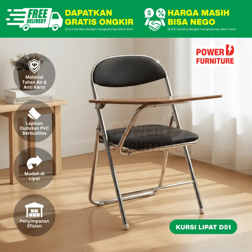 D51 Kursi Kuliah – Kursi Kampus Kuliah | Kursi Seminar