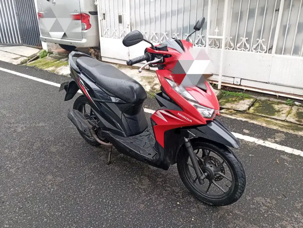 Di jual cepat Honda Beat New Sporty CBS Thn 2020 merah