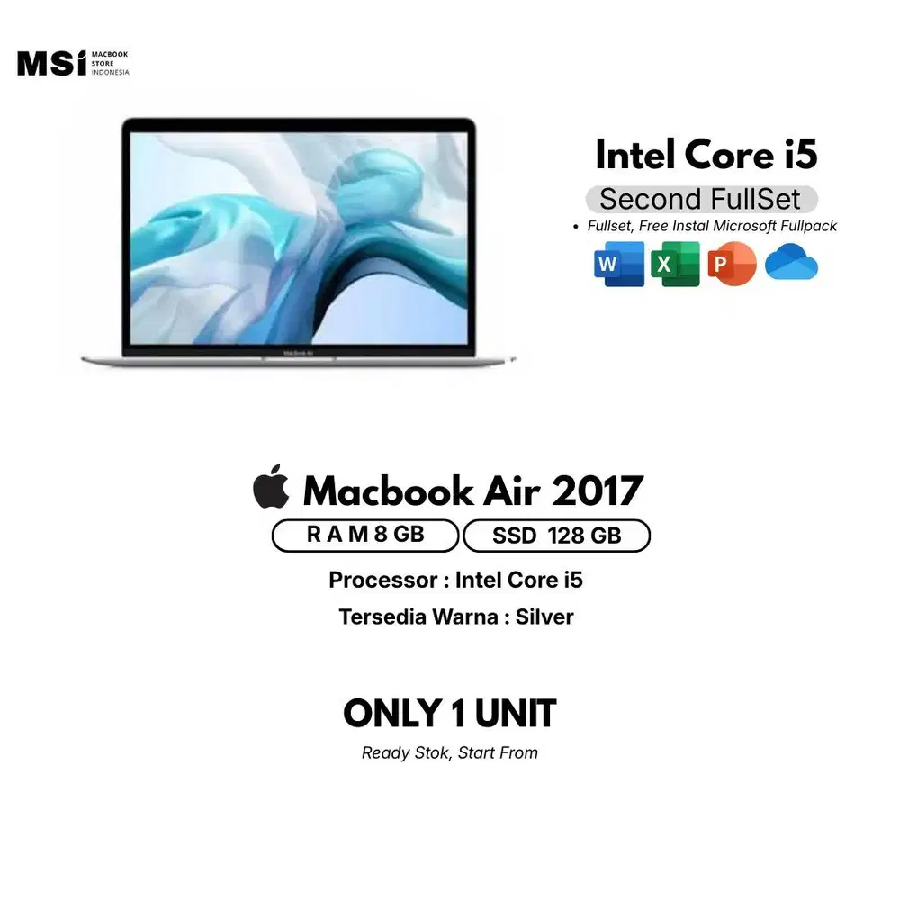 MACBOOK AIR 2017 RAM 8/128GB