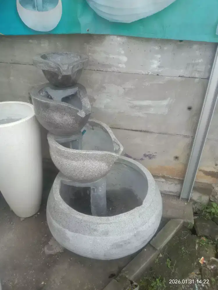 Pembuatan teraso air mancur