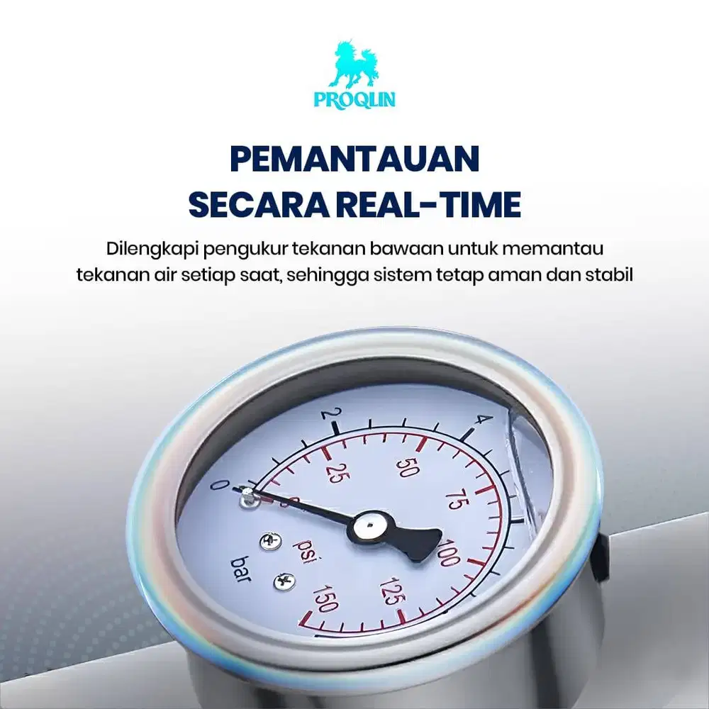 Filter Air PVDF PROQLIN Ultrafiltrasi 10.000 LPH Penyaringan 0,01 Mc