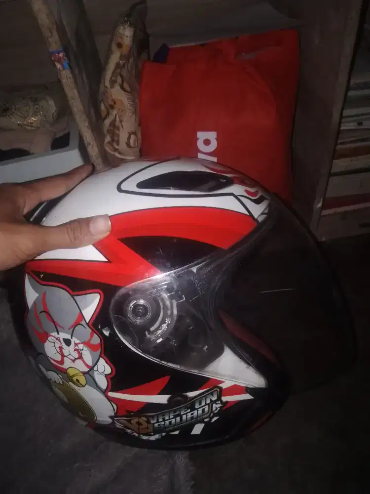 Helm half face bekas