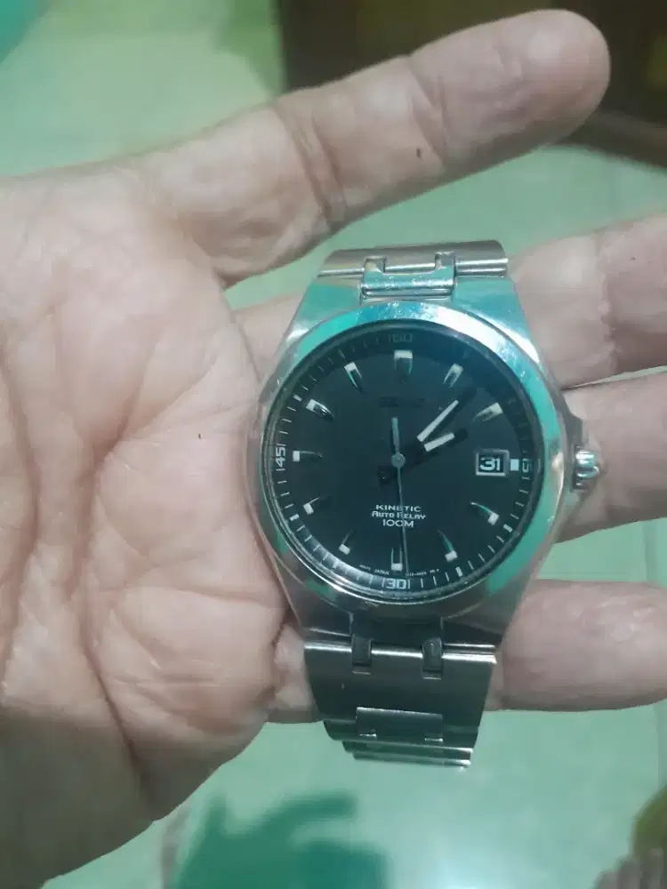 Di jual seiko kinetic mulus sq 100 minat wa aja