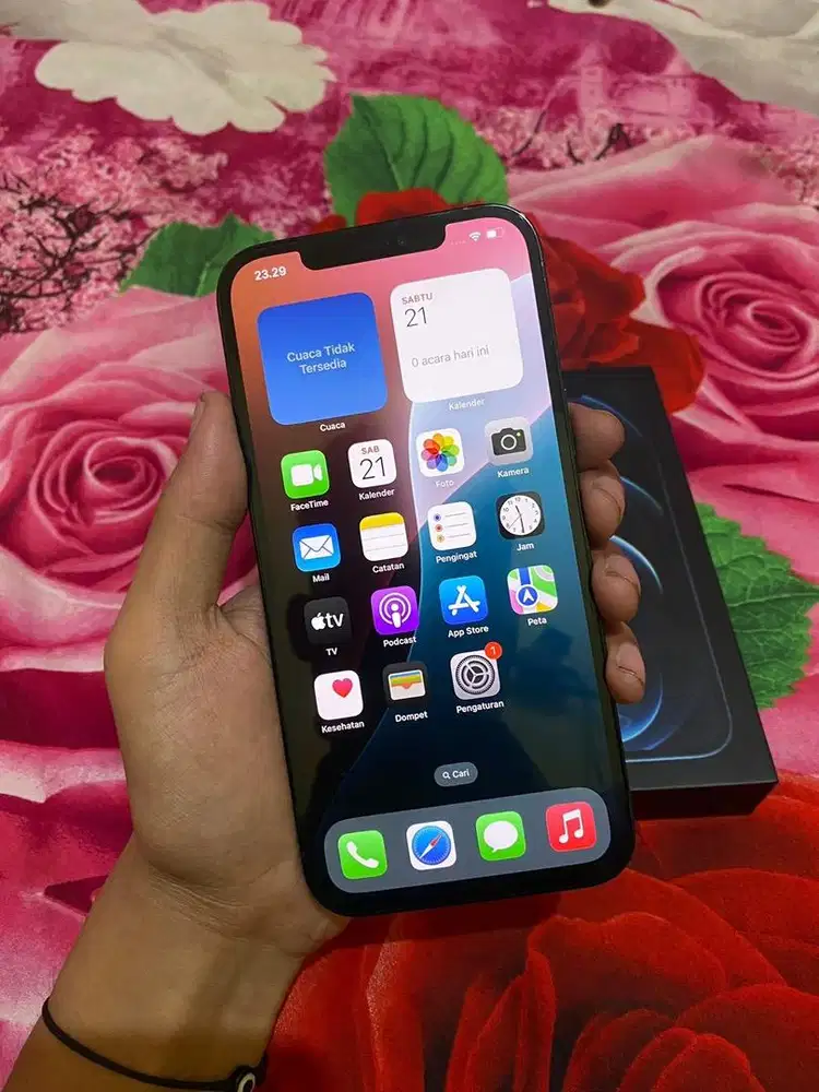 Iphone 12 Promax 256gb iBox Fullset Original