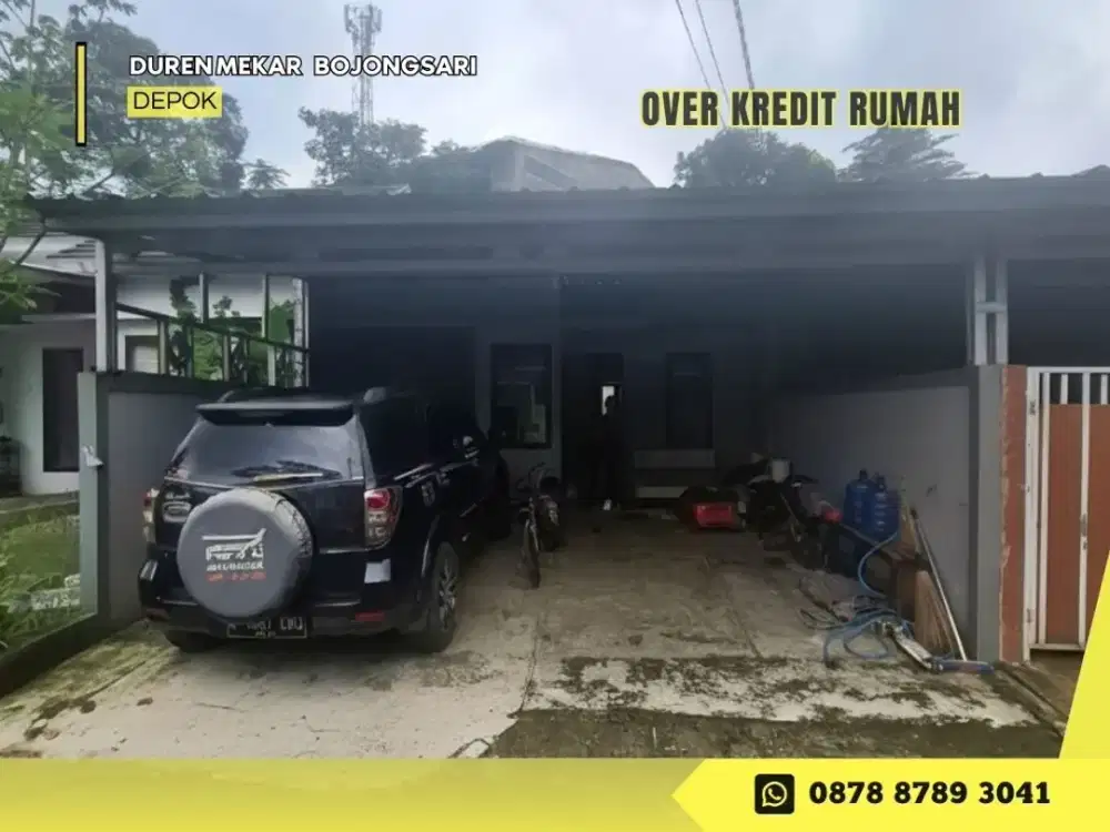 Jual Rumah Take Over 98JT di Cluster Melati Hills Depok dekat Tol