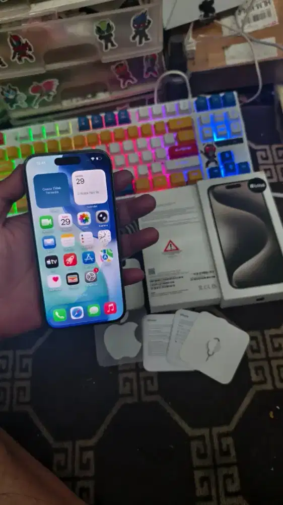 Iphone 15 Pro 128gb ibox bisa TT