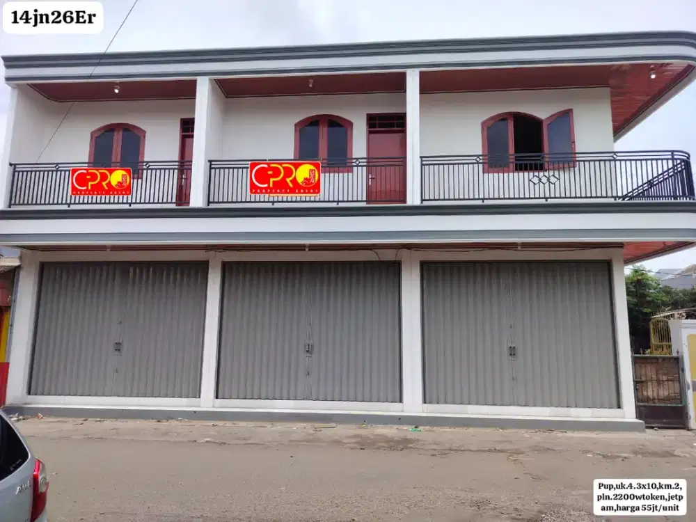 Ruko Ada 3 Unit Disewakan di Pondok Ungu Permai Bisa Gandeng – Lokasi Strategis & Ramai (31583 ER)