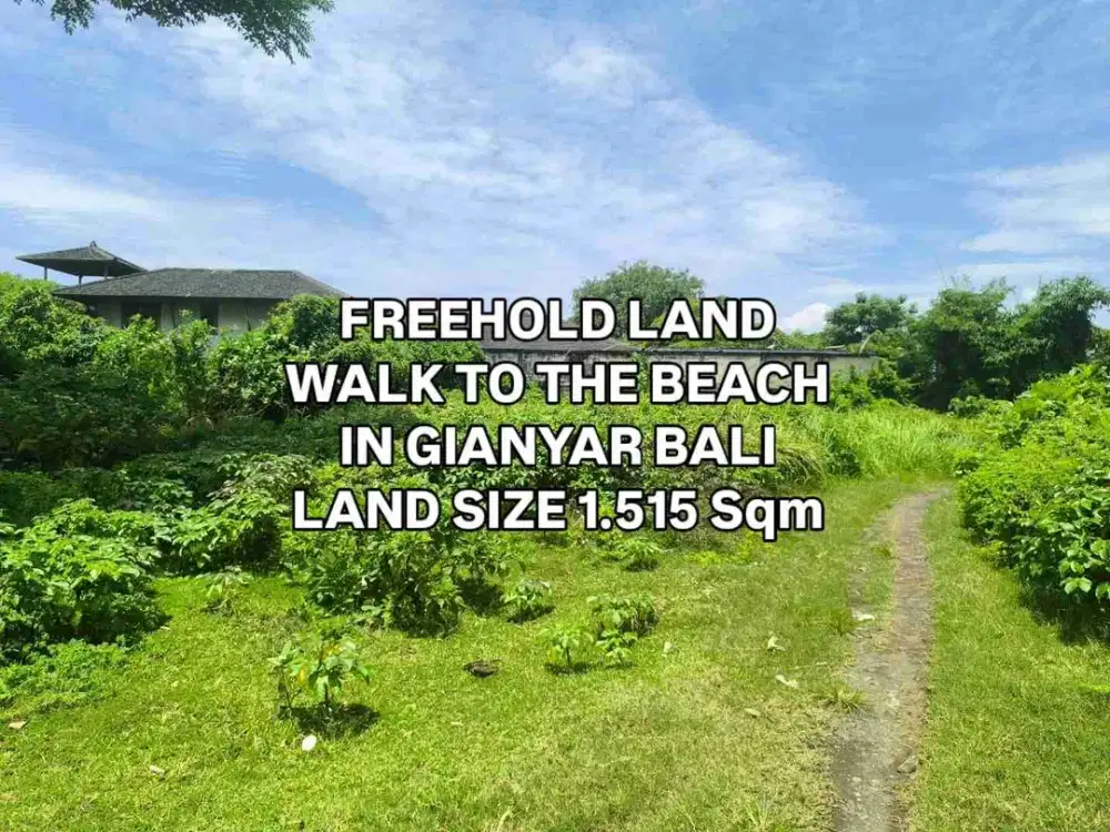 Tanah Murah Jalan Kaki ke Pantai di Ketewel Gianyar Bali
