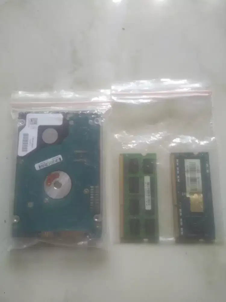 Hardisk dan Ram Memory Laptop