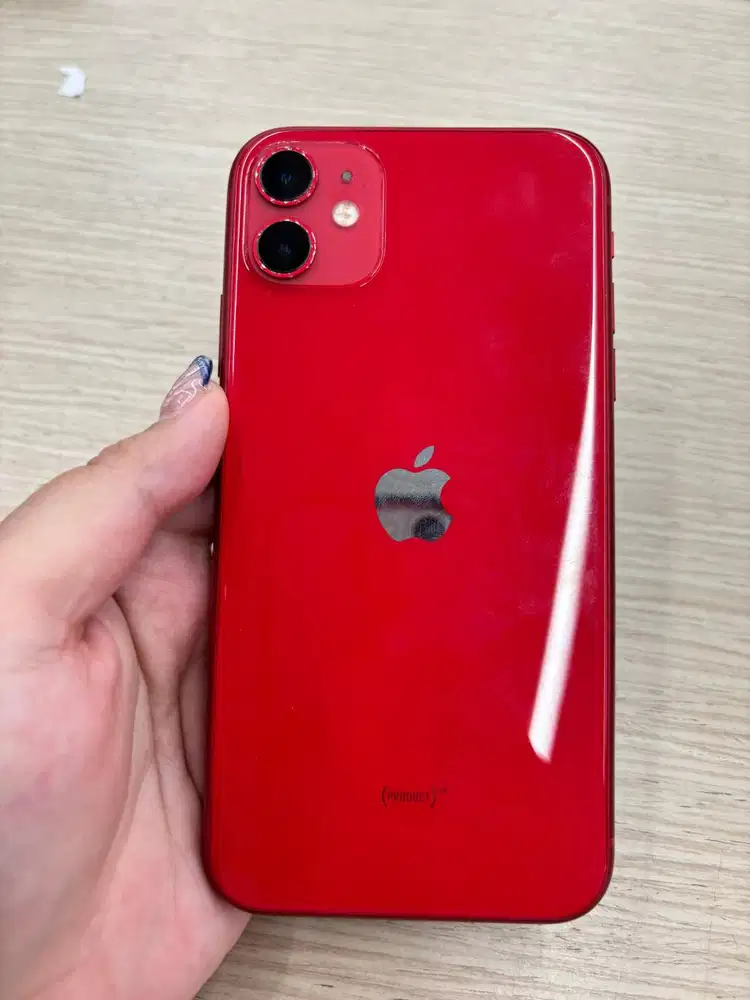 iPhone 11 64GB Red – Normal, Minus Pemakaian