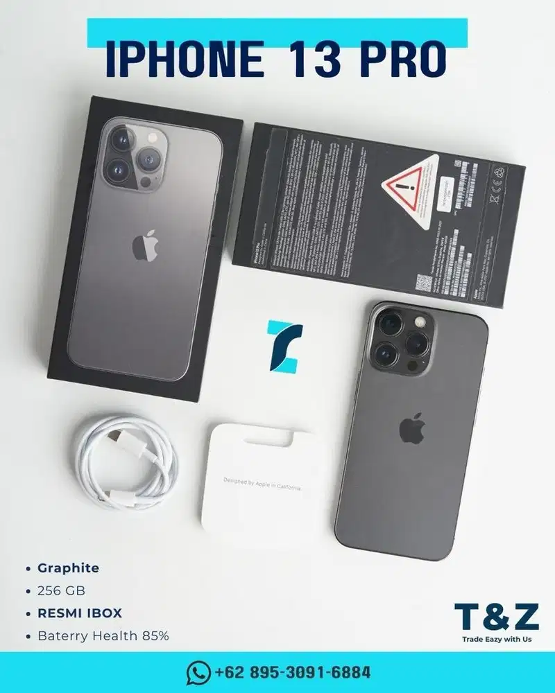Iphone 13 pro hitam 256gb