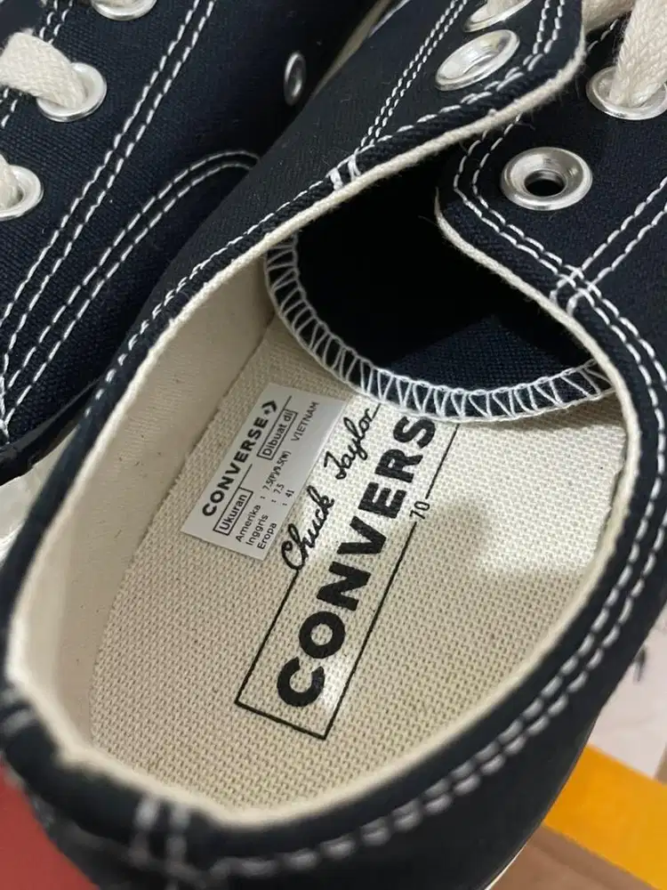 Converse 70s low egret black original PT MAP pembelian di converse