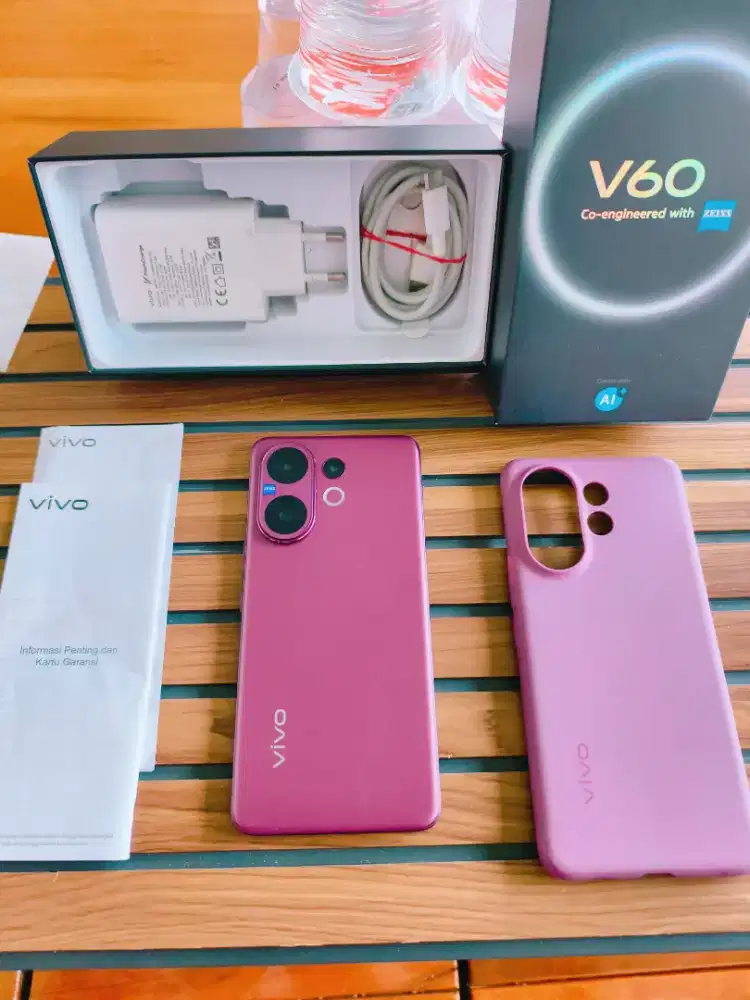 Vivo V60 5G 8/256 Purple Mulus Fullset Ori Garansi Panjang