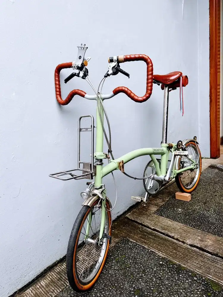 Sepeda Brompton S6L Sage/matcha green (ori) 2010s rare discontinued